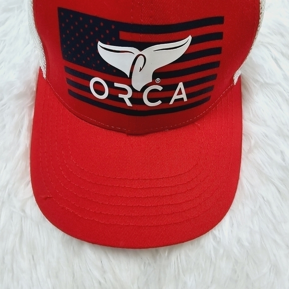 Orca mesh net snapback trucker hat - Picture 2 of 9